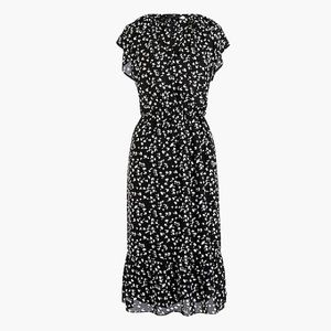 NWOT-J. Crew cap-sleeve dress in daisy floral.